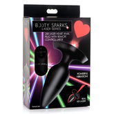 ANAL PLUG LARGE W/ REMOTE CONTROL LASER HEART